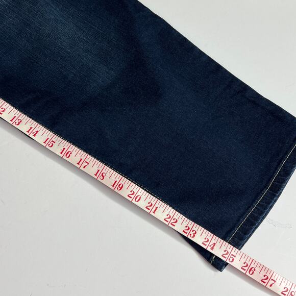 Chico's So Lifting Crop Dark Wash Stretch Denim Jeans Size 16 - Picture 8 of 11